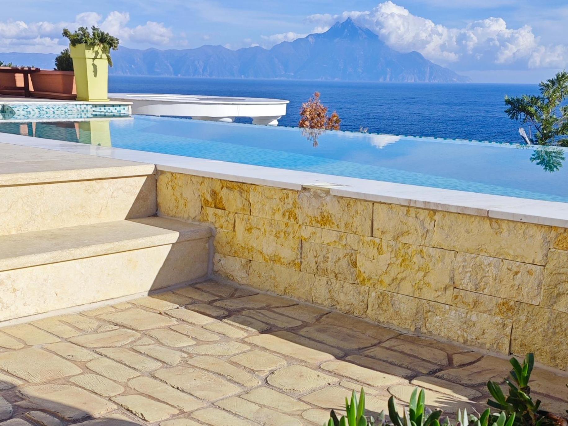 Villa Ulyana Kriaritsi - Athos Sea View & Spa 外观 照片